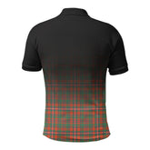 McKinnon Ancient Tartan Crest Polo Shirt - Thistle Black Style